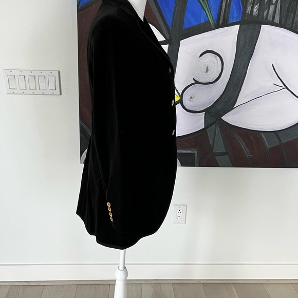 Ralph Lauren VELVET Jacket SIZE 2 - Picture 4 of 6